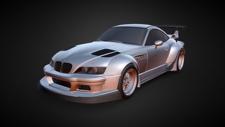 BMW_Z3_coupe_RWB 3D Model