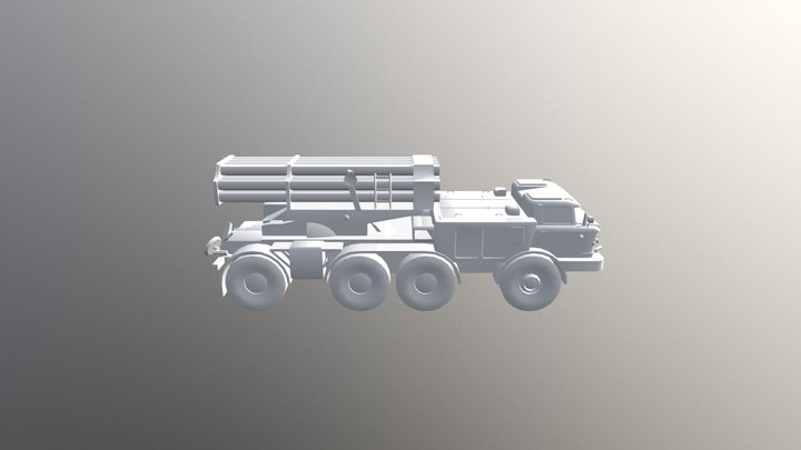 BM-27 Uragan 3D Model