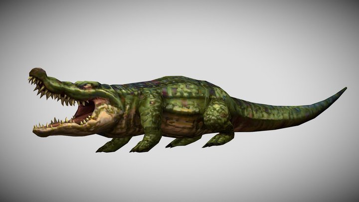HSW Saltwater Crocodile – Kostenloses 3D-Modell STL
