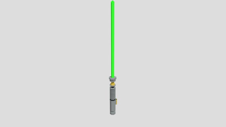 Luke Skywalker Lightsaber 3D Model