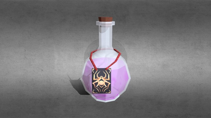 The Poisoner - Bottle 3D Model