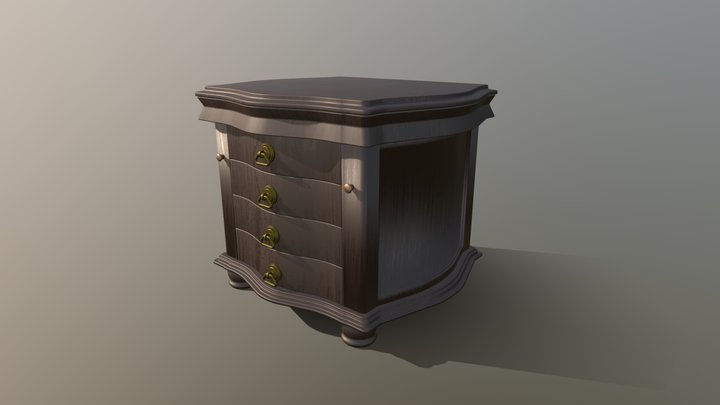 Little Cabinet 3D Model