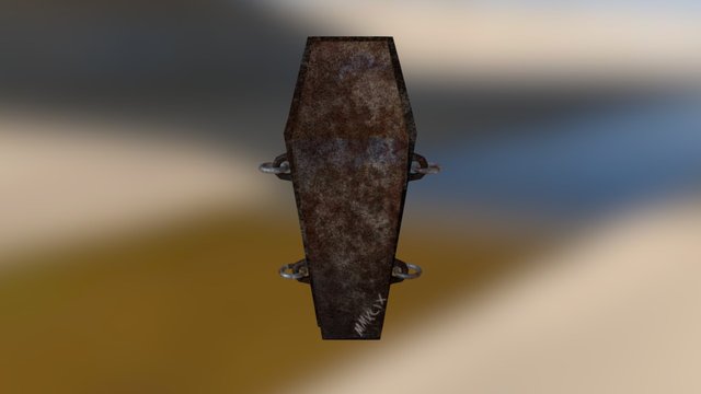 Apocalyptic Coffin 3D Model