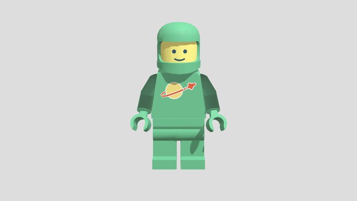 LEGO SPACE Green 3D Model