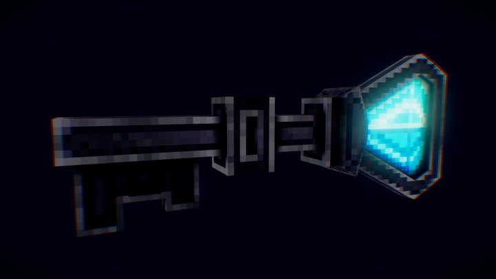 Diamond Key 3D Model