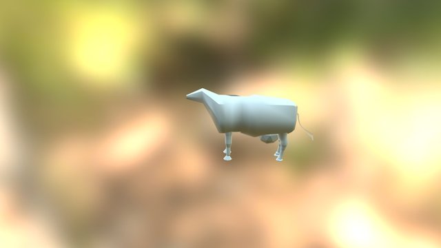 Cow first time (blender) 3D Model