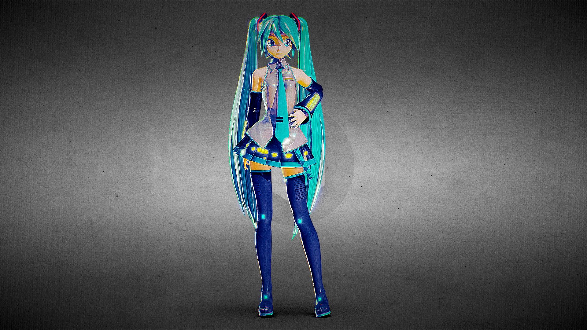 アート・デザイン・音楽 creating 3-D animation Miku (Project Diva Arcade: Future Tone) - Download Free 3D