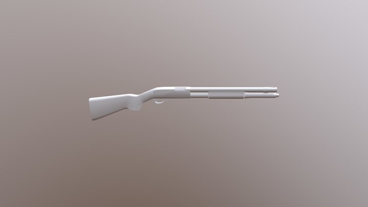 Remington-870 3D Model