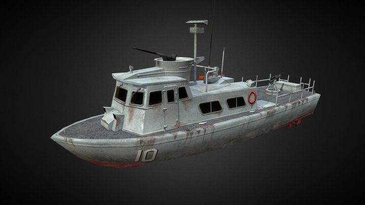 Swift Patrol Boat 3D Model