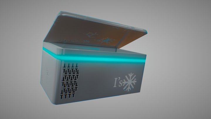 Fish Refridgerator 3D Model