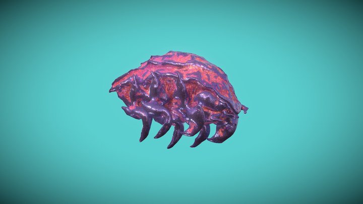 Alien Sea Bug Study (UPDATED) 3D Model