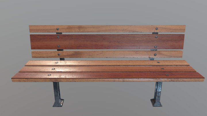 Classic park bench