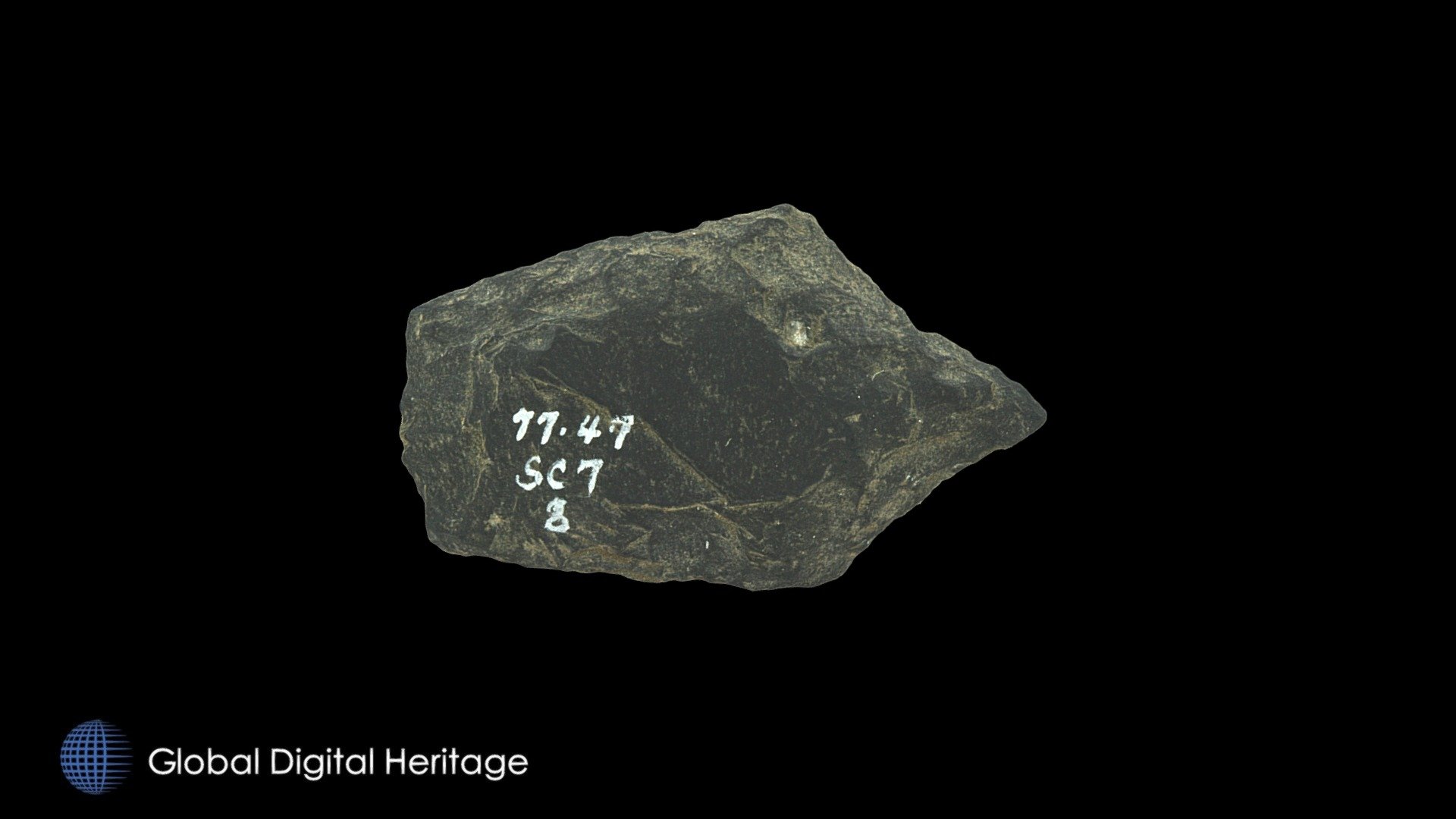 77-47-SC7-8 Biface Drill, Hot Springs Village — Sketchfab embed 3D viewer