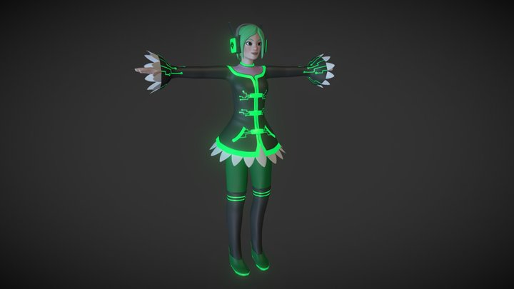 Recoil: Character - "Rose" 3D Model