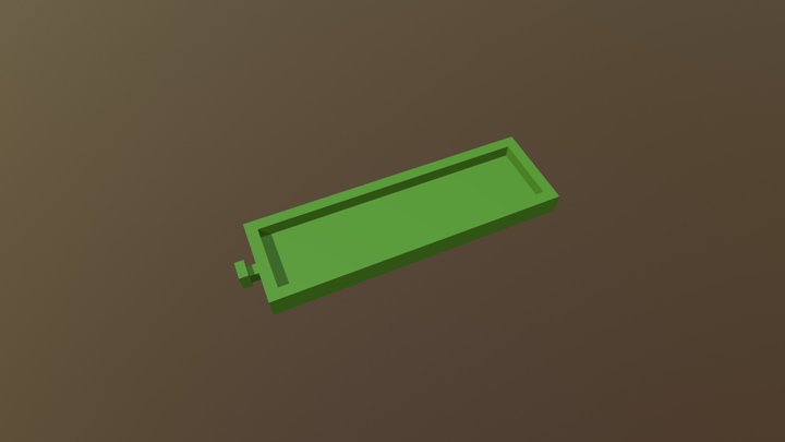 tray - rectangular module 3D Model