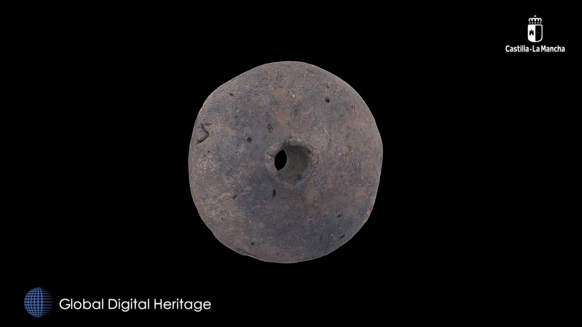 Clay spindle whorl, Alarcos, Ciudad Real