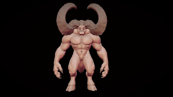 Senior Demon, High model (Zbrush) 3D Model