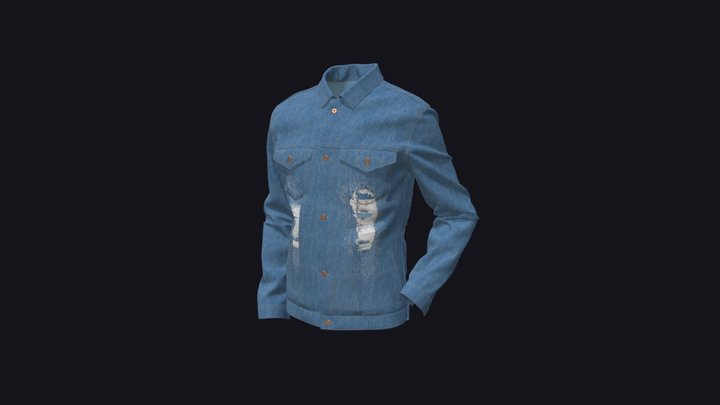 Denim jacket 3D Model