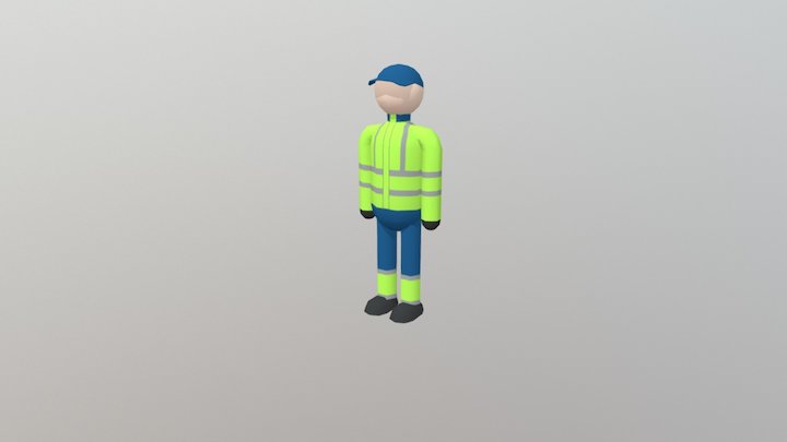 Ramp Agent4 Anim Work 3D Model