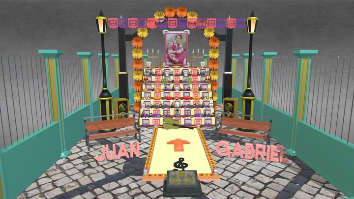 Altar de Juan Gabriel 3D Model