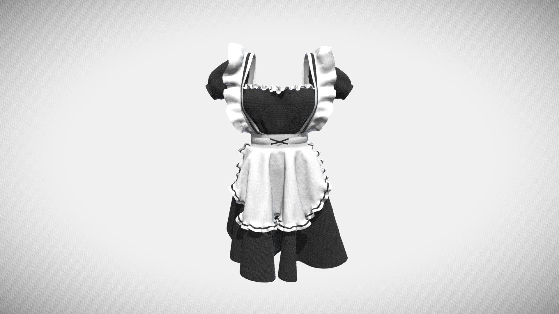 Maid Uniform Download Free 3d Model By Sivayuce 5579061 Sketchfab 