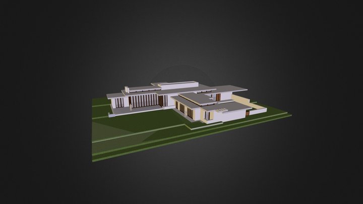 The Rosenbaum House - Final 3D Model