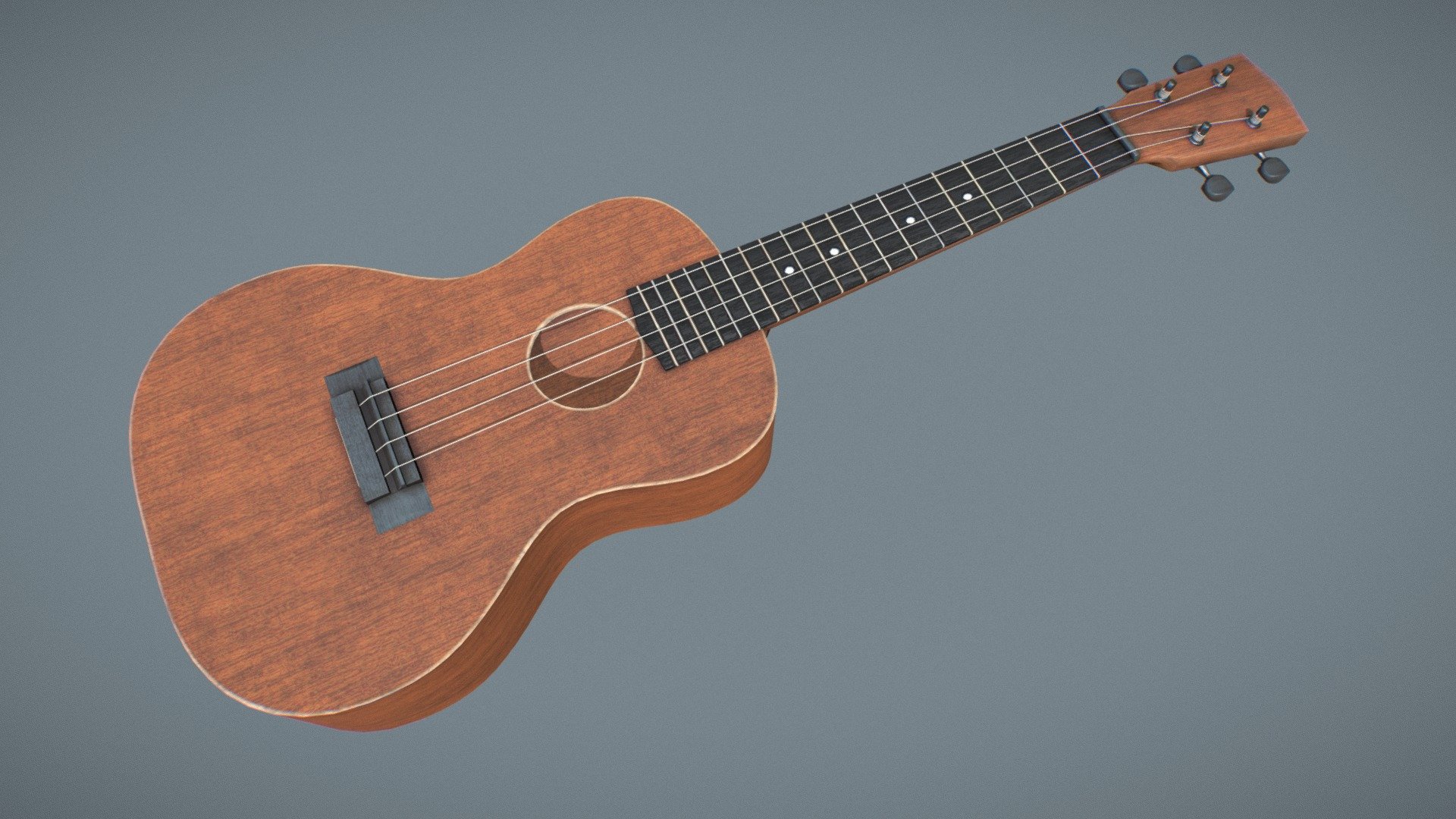 Ukulele - 3D model by brokenpoly [557a0ce] - Sketchfab