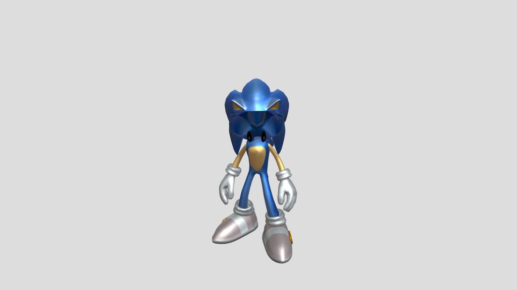 SONIC 06: Sonic_idle_wait (NO FACE)