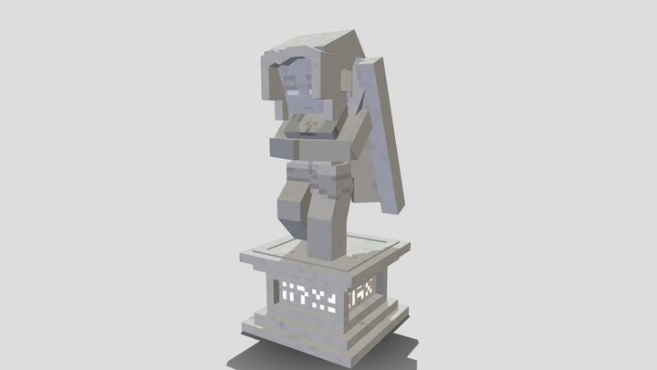 Statue of a goddess 3D Model