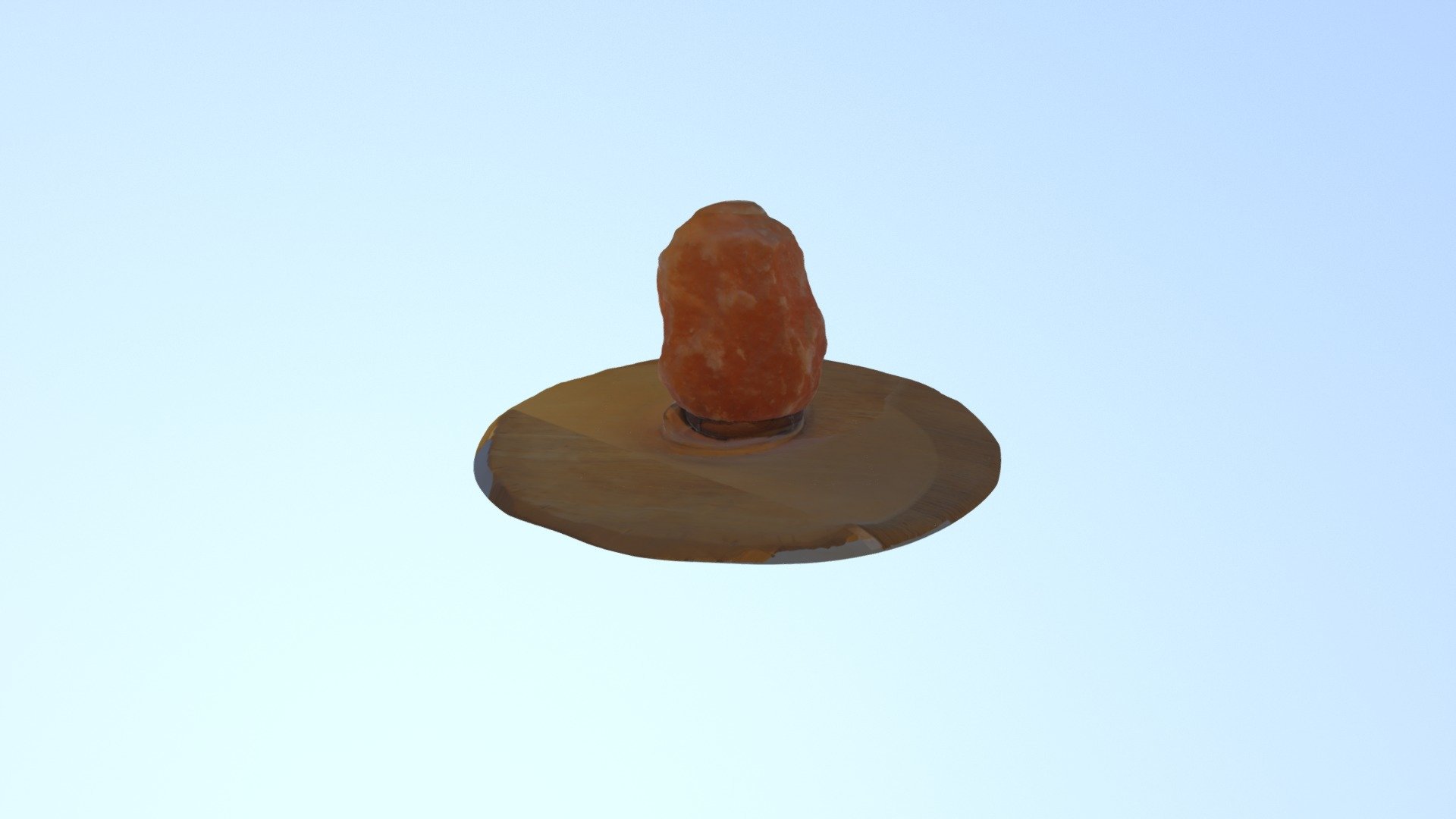 Himalayan salt rock lamp
