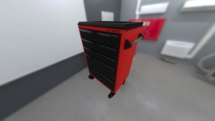 Tool Trolley 3D Model