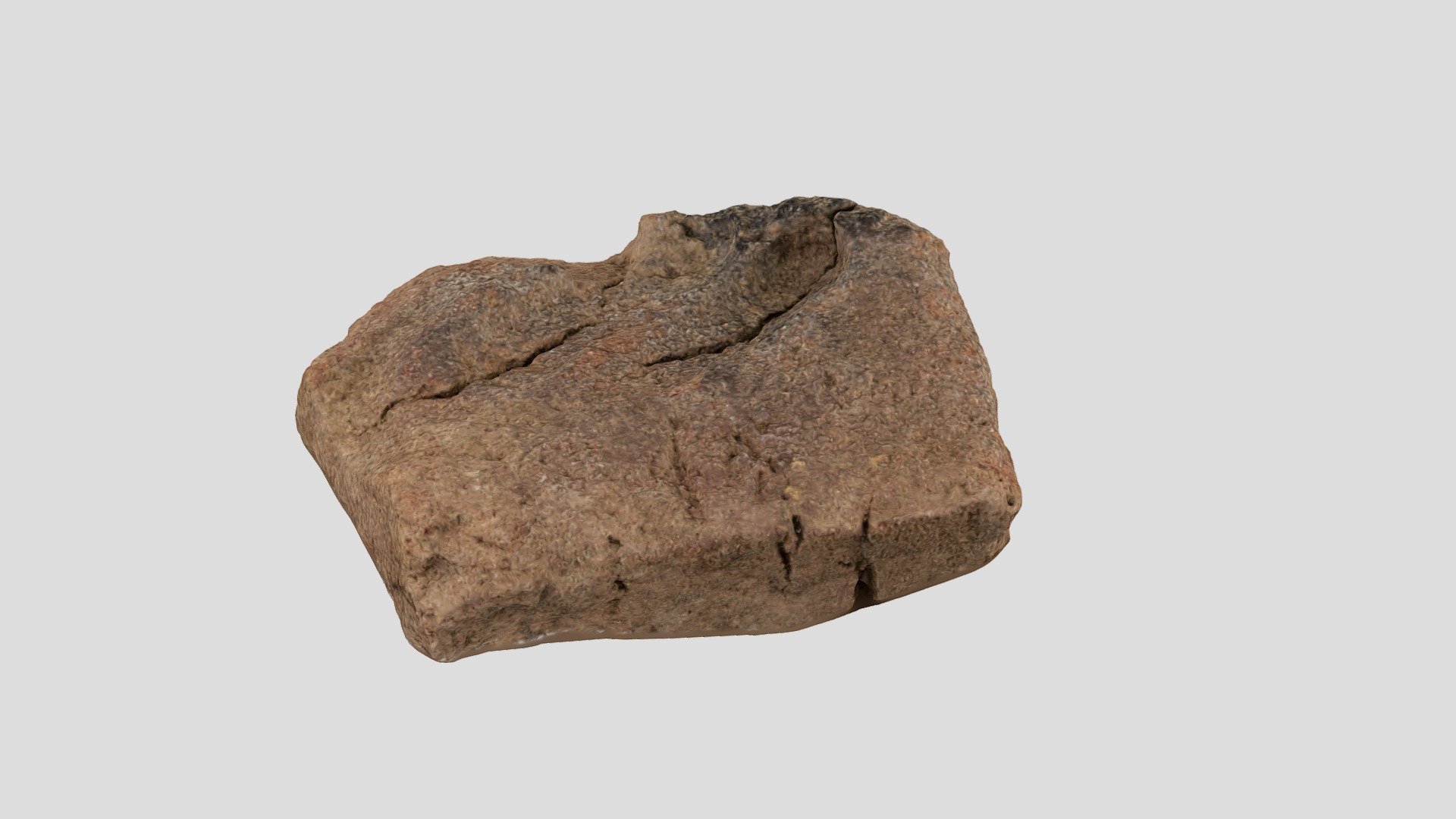 Brick with Finger Impressions