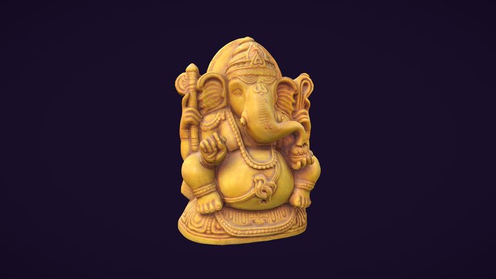 Lord Ganesha Souvenir 3D Model