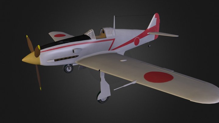 Kawasaki Ki-61 Hien "Tony" – Modello 3D gratuito STL