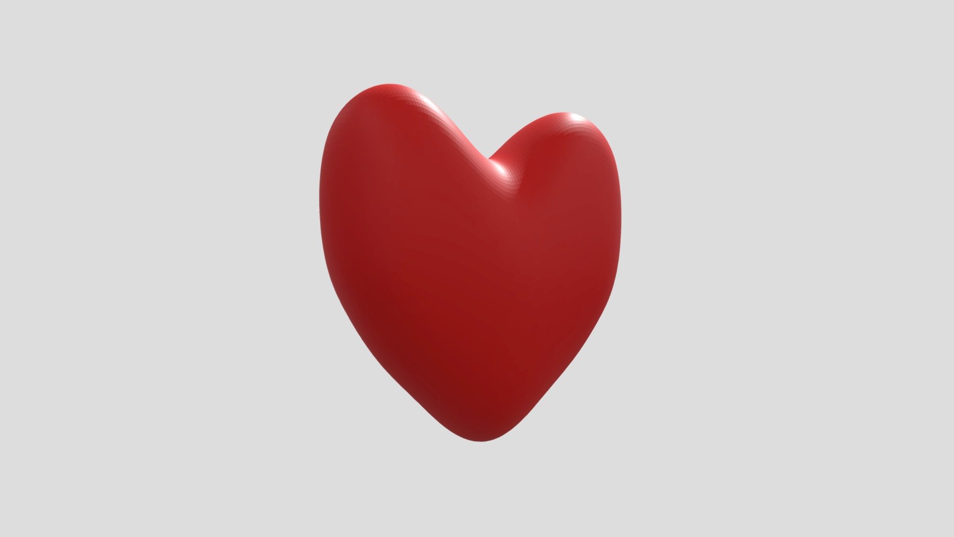 Cartoony 3D Heart