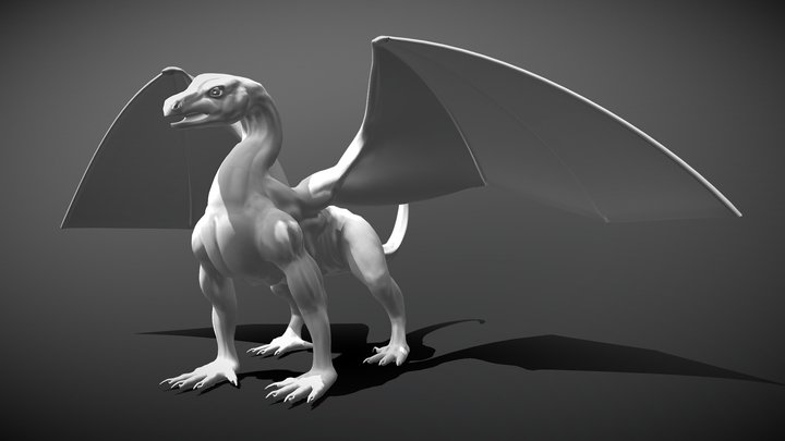 Dragon - Work in Progress 3D Model