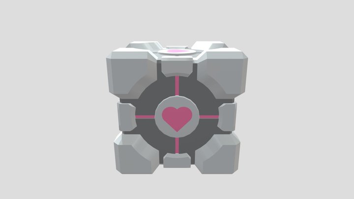 Companion Cube 3D Model
