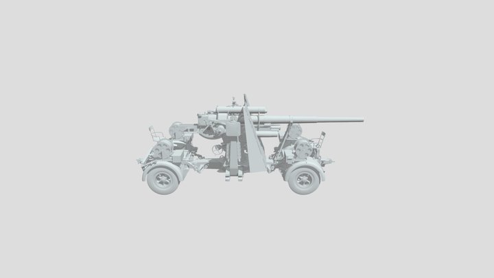 Flak 88 3D Model