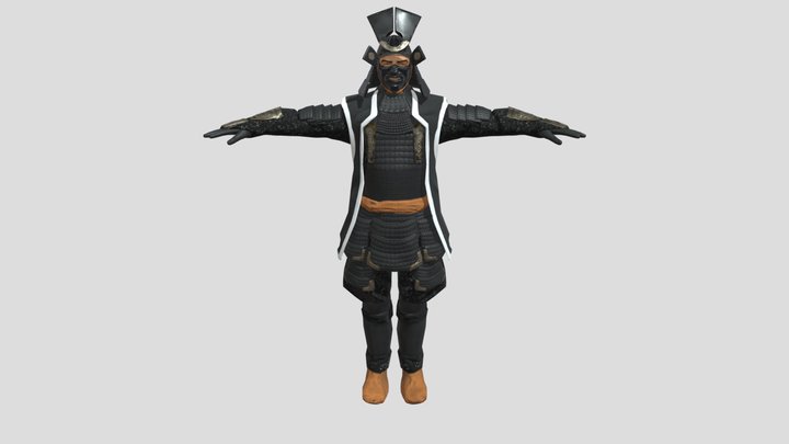Samurai 3d Character 3D Model