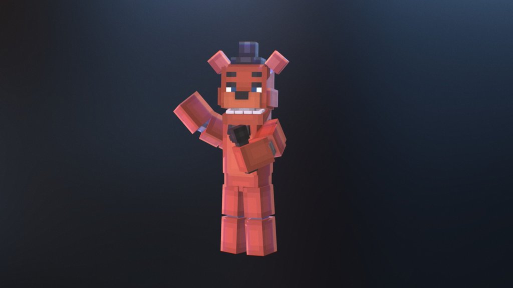 Little Lizard Minecraft Five Nights At Freddy's Minecraft Five Nights At Freddys - A 3D model collection by
