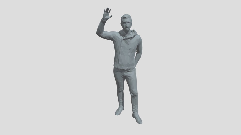 Lowpoly Male Greets