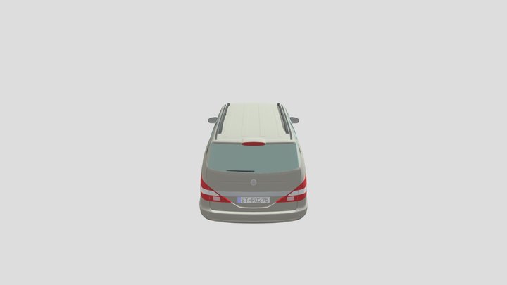 Ssangyong rodius 2010 3D Model