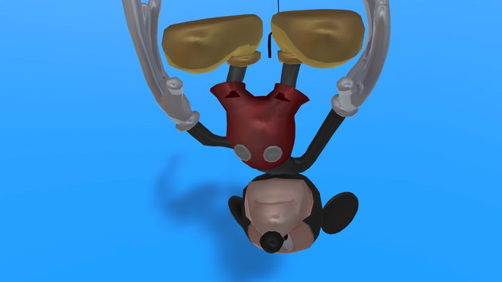 Mickey Underwater 3D Model