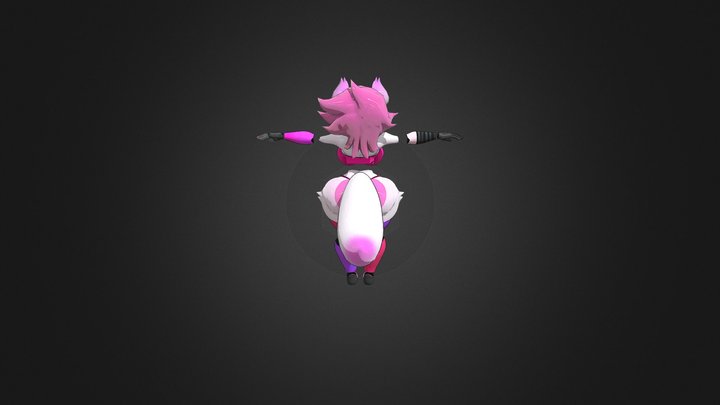 Mangle_Fan-Made_-_FNAF__CryptiaCurves 3D Model