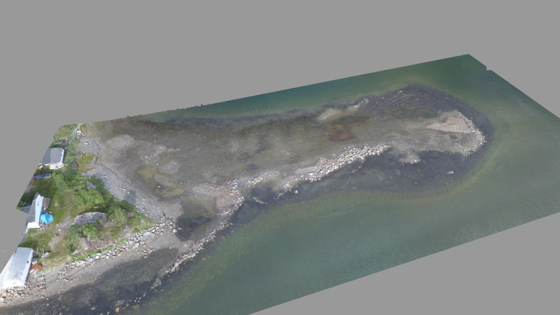 Charlottetown, Labrador 2018 3D model by Geological Survey NL