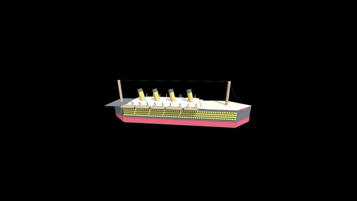 titanic 3D Model