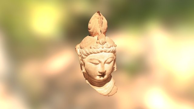 Head of Bodhisattva 3D Model