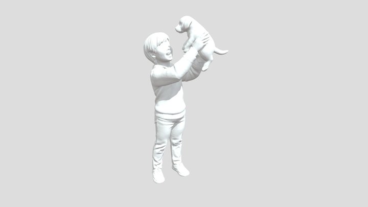 Joyful Encounter 3D Model