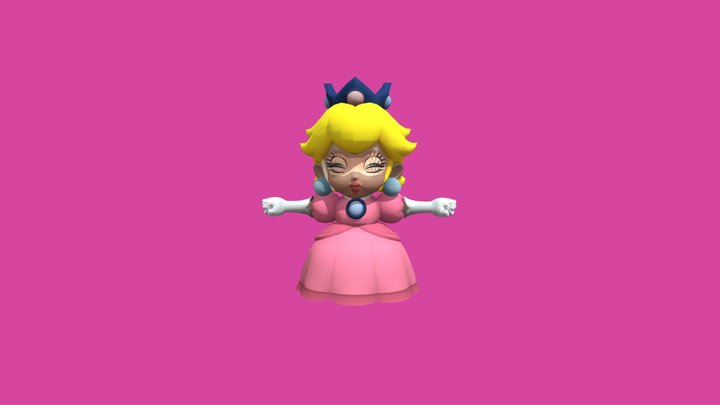 Super Mario 3D World - Mini Peach (cursed)