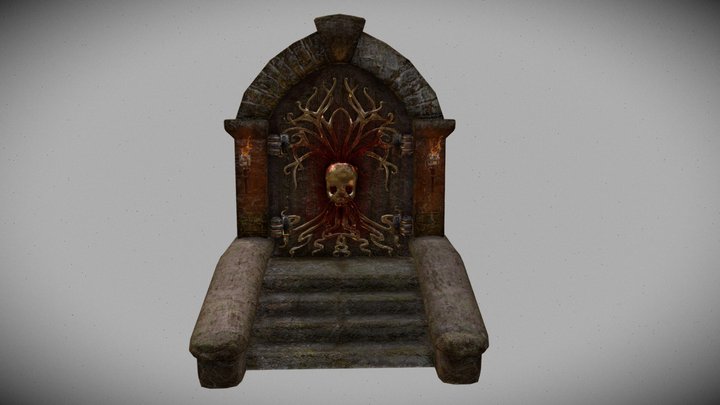 Dramatic Door 3D Model